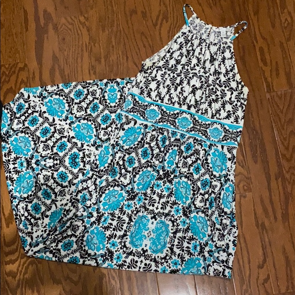 Long halter dress